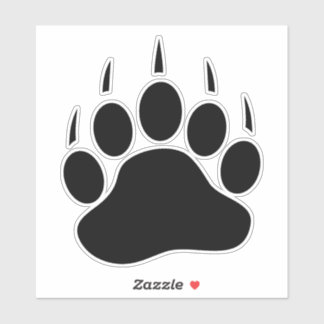 Sticker Bear Paw Sticker.