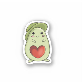 Sticker Beau Avocado