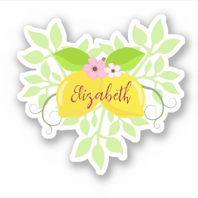 Sticker Beau citron (Devant)