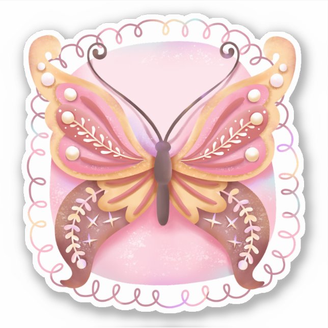 Sticker Beau Papillon (Devant)