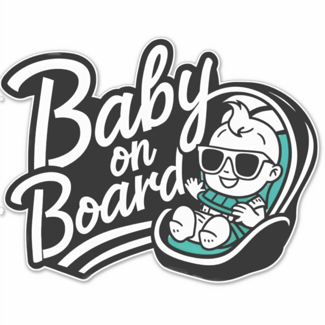 Sticker Bébé à bord (Devant)