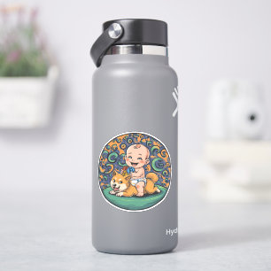 Sticker Bébé de Crypto drôle