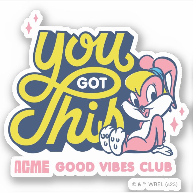 Sticker Bébé Lola Bunny - Vous Avez Ça (Devant)