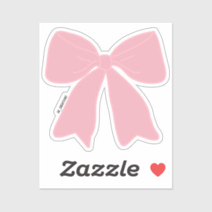 Sticker Bébé poil rose