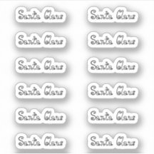 Bébé Poupée Kiss-Cut Santa Claus Signature