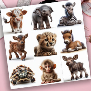 Sticker Bébés Animaux Set 2
