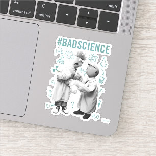 Sticker Bécher et Bunsen   #BadScience