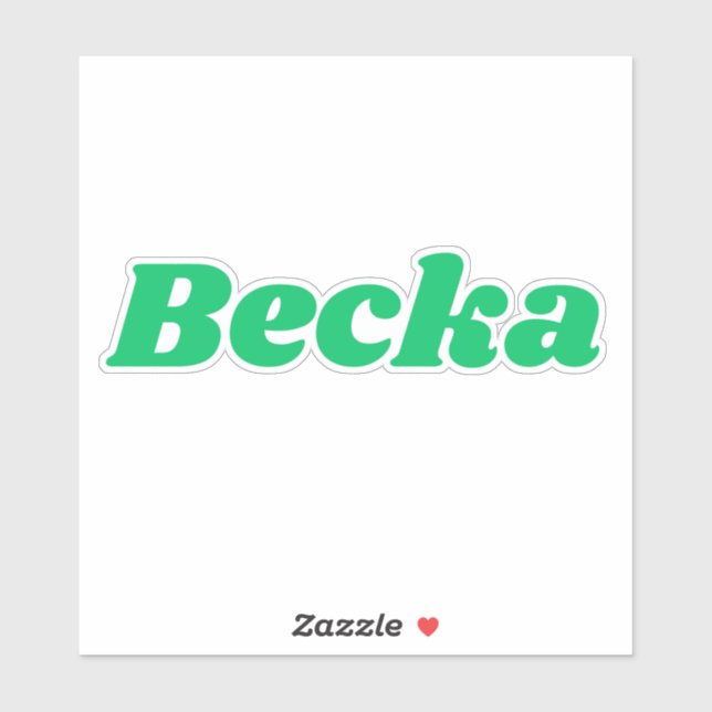 Sticker Becka (Feuille)