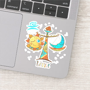 Sticker Belle balance Sun et Moon