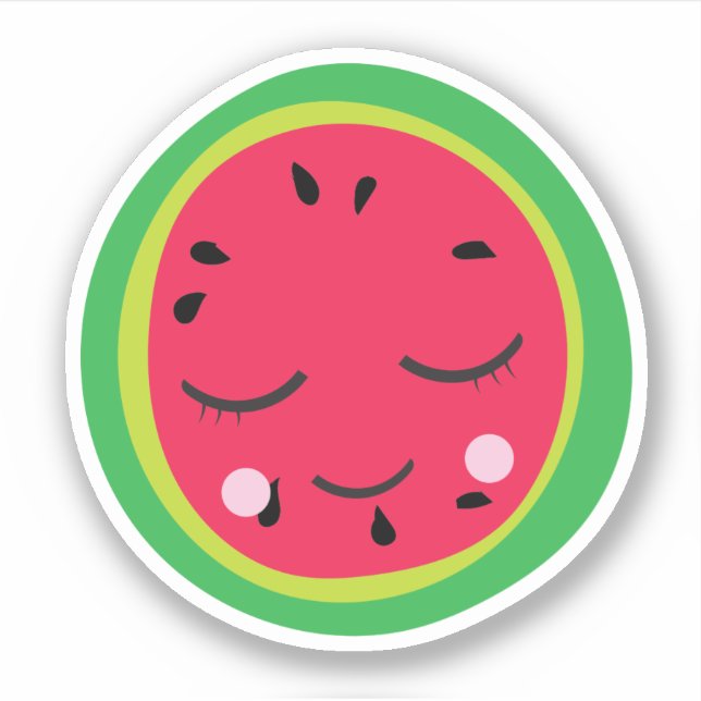 Sticker Belle pastèque (Devant)