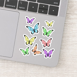 Sticker Belles papillons - esthétique