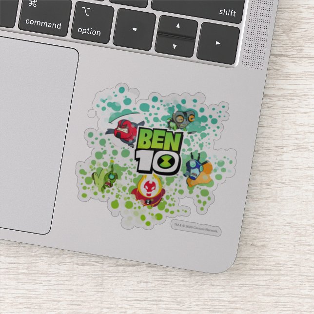 Sticker Ben 10 Aliens Formulaires Graphique de bulle (Détail)