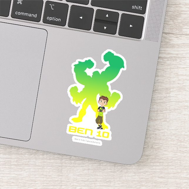 Sticker Ben 10 & Four Arms Shadow (Détail)
