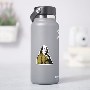 Sticker Benjamin Franklin dans le style Pop Art