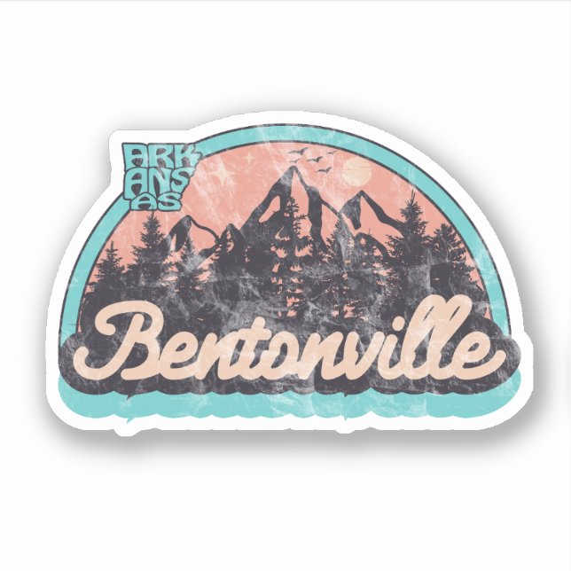 Sticker Bentonville, Arkansas (Devant)