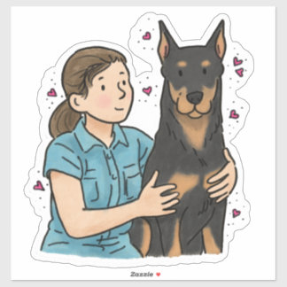 Sticker Berger de Beauce - Travail