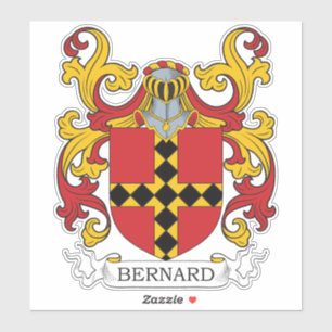 Sticker Bernard Family Crest