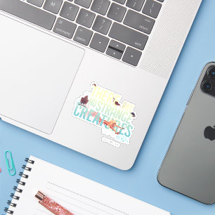 Sticker Bêtes Fantastiques - Il N'Y A Pas De Créatures Étr