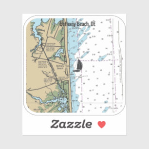 Sticker Bethany Beach Delaware Graphique