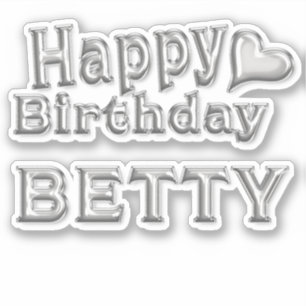 Sticker Betty Happy Birthday