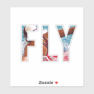 Sticker Beurre "FLY" Bécasseau Conception de nage
