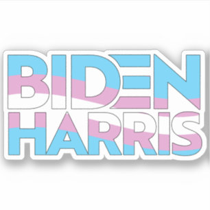 Sticker Biden Harris Fierté Trans