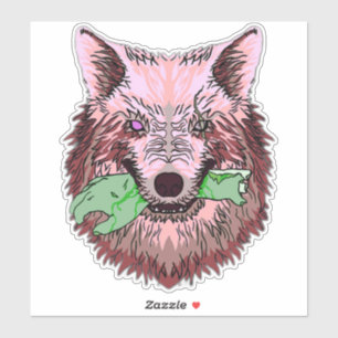 Sticker bienvenue au cauchemar