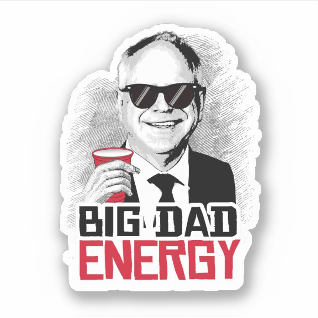Sticker Big Papa Energy (Devant)