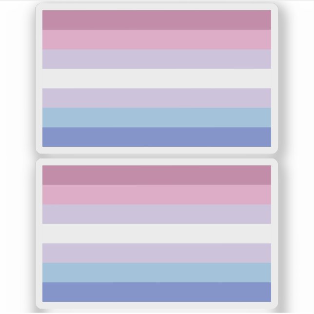 Sticker Bigender Pride (Devant)