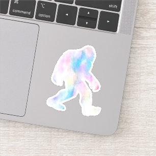 Sticker Bigfoot aquarelle