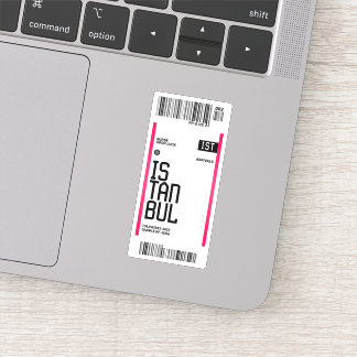 Sticker Billet de voyage Istanbul
