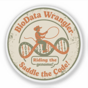 Sticker BioData Wrangler maîtrise du génome
