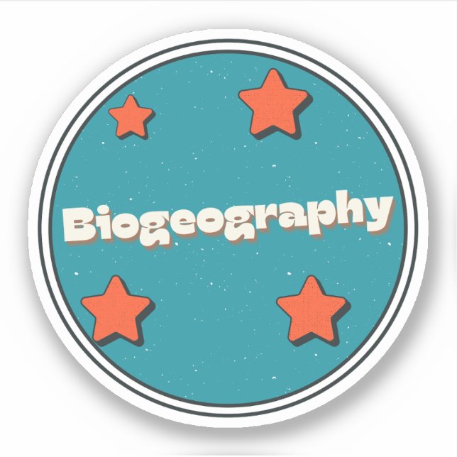 Sticker Biogéographie (Devant)
