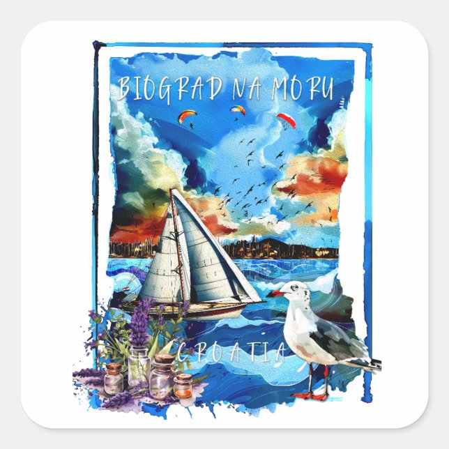 Sticker - Biograd na Moru (Front)