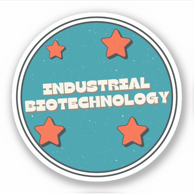 Sticker Biotechnologie industrielle (Devant)