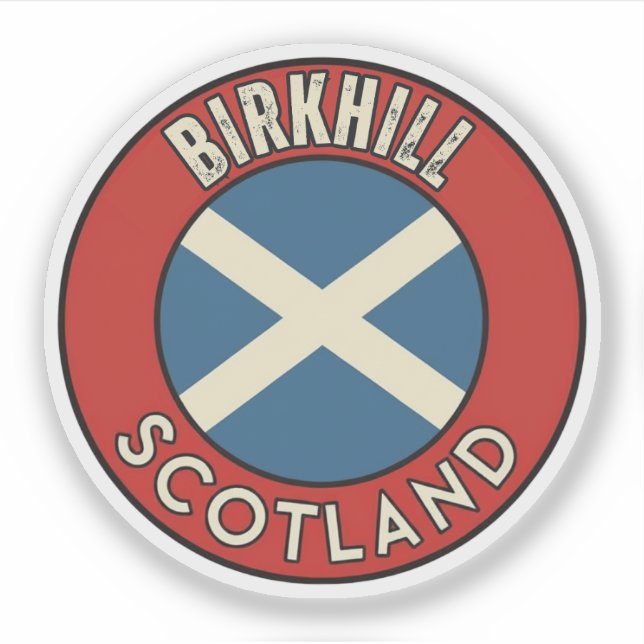 Sticker Birkhill, Écosse (Devant)