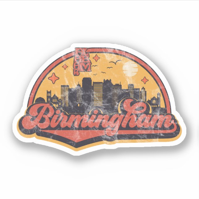 Sticker Birmingham (Alabama) (Devant)