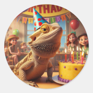 Sticker Birthday Beardie