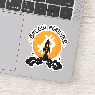Sticker Bitcoin pour toujours