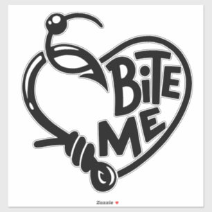 Sticker Bite Me Auto Decal