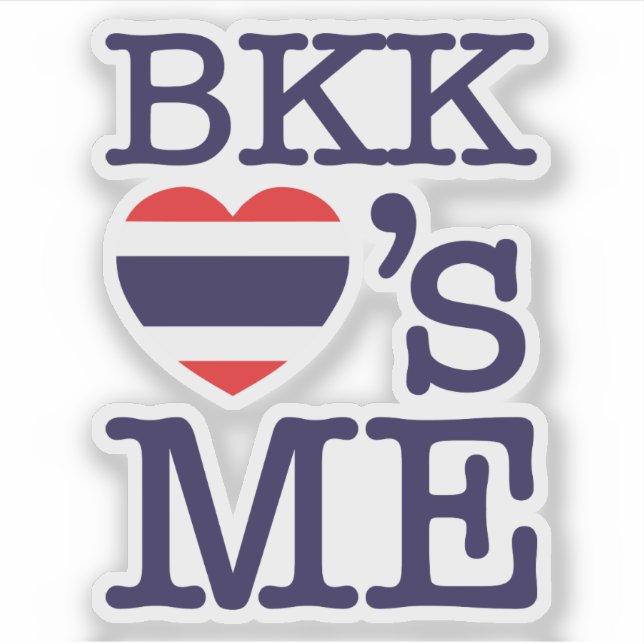 STICKER BKK LOVE'S ME (Devant)