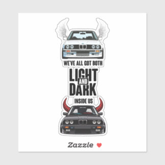 Sticker Black and white BMW E30