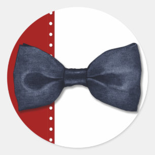 Sticker Black Bowtie