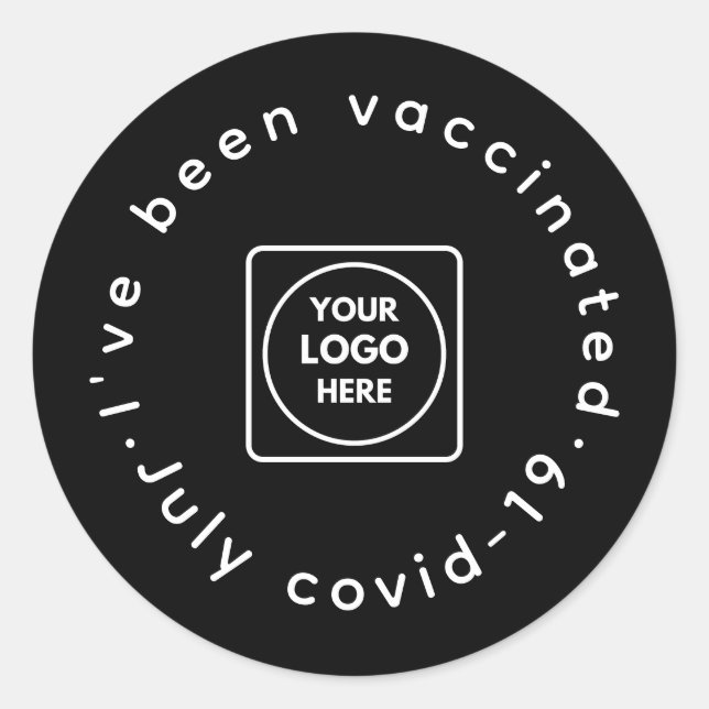 Sticker Black Covid-19 | Logo d'entreprise personn (Devant)