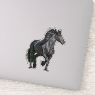 Sticker Black horse