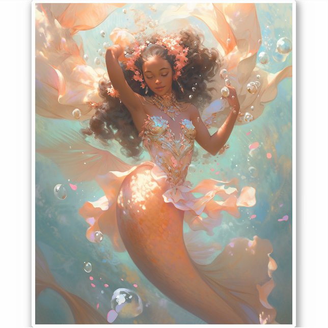 Sticker Black Princess Imaginaire Art (Devant)