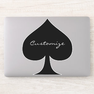 Sticker Black Queen of Spades
