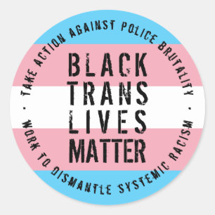 Sticker Black Trans Vit Matt