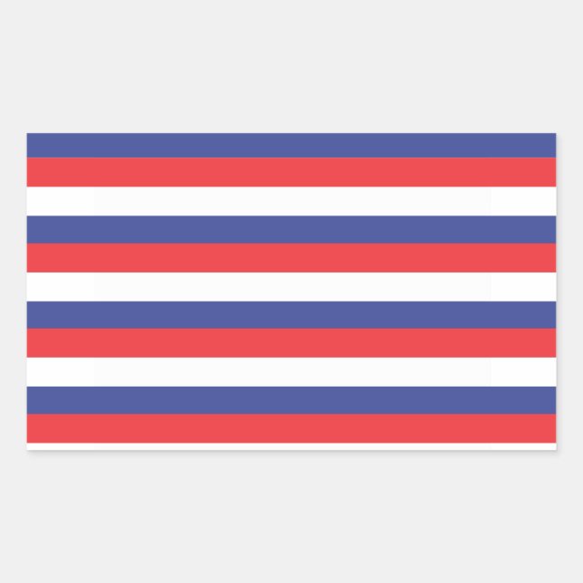 Sticker blanc bleu rouge (Devant)