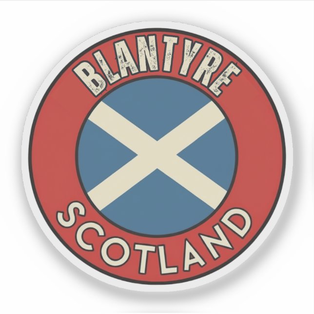 Sticker Blantyre, Écosse (Devant)